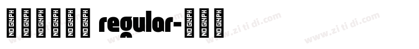 新立篆书粗繁 regular字体转换